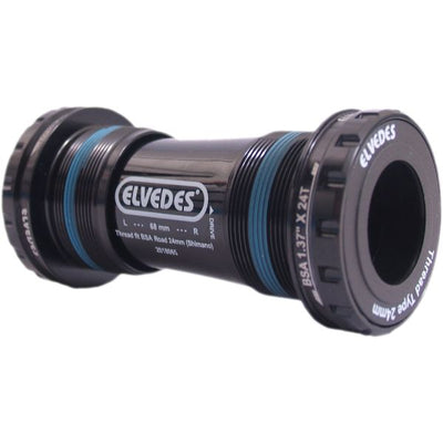 Movimento centrale Elvedes Hollowtech Shimano Race 24Mm Nero