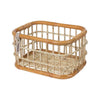 Basil Green Life - cestino per biciclette Rattan - Medium - Terra Naturale Brown