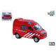 Camión de bomberos de Cast-Cast de Kids Globe, 8 cm