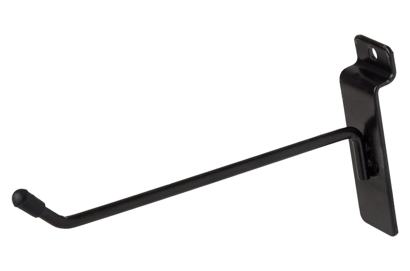 Promo gancio nero singolo 15 cm per parete dogata