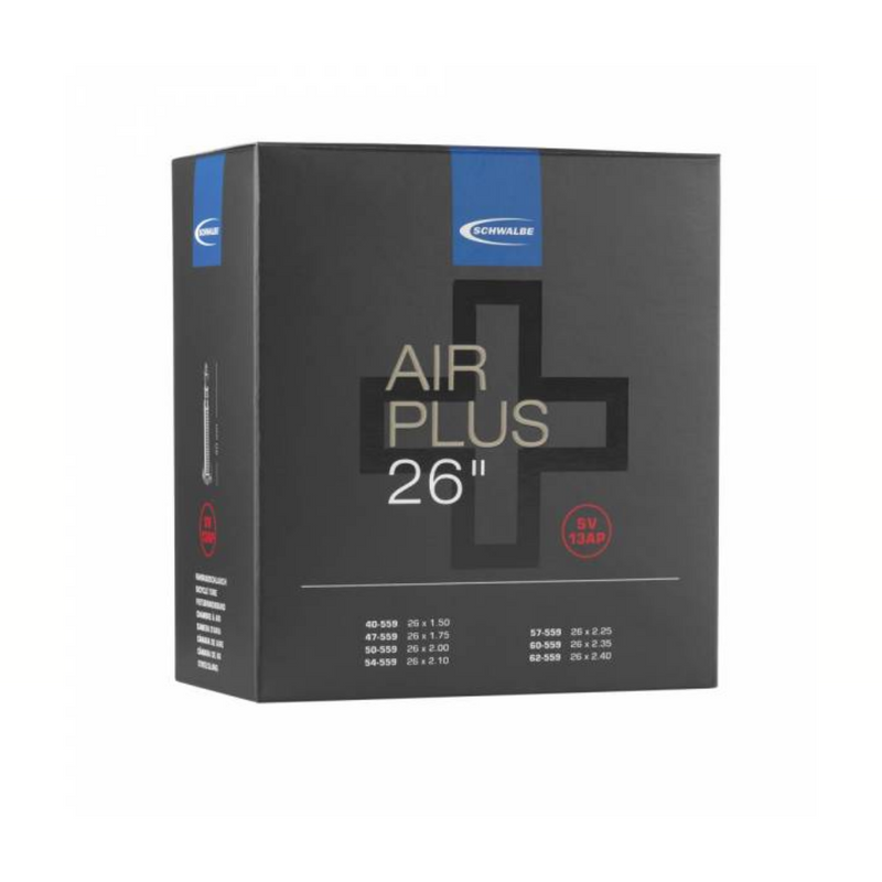 Schwalbe SV13AP Avión de tubo interno 26 pulgadas 40 62-559 IB 40 mm