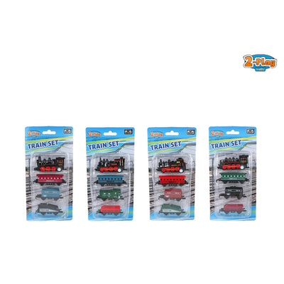 Locomotiva a 2 giochi con 3 rimorchi