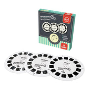 3d optiviewer set schijven. farm, ocean, - afbeelding 1