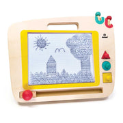 Houten magnetisch tekenbord. 3+ - afbeelding 1