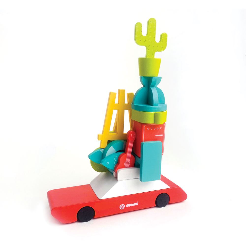 Juego de coches de equilibrio navideño de Svoora. 6+