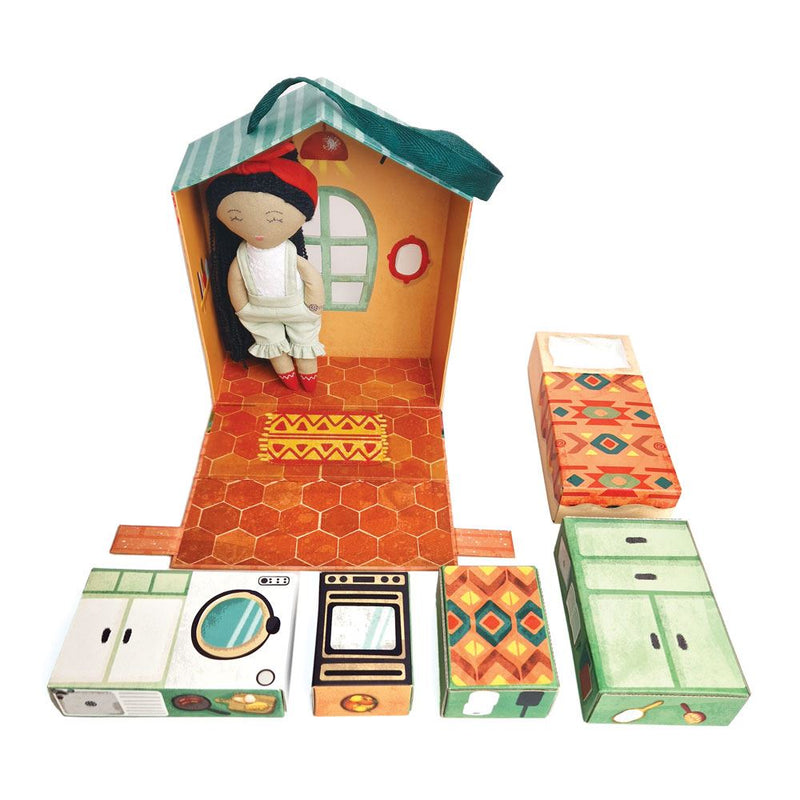 Casa de muñecas mi hogar de amor con maya. 3+