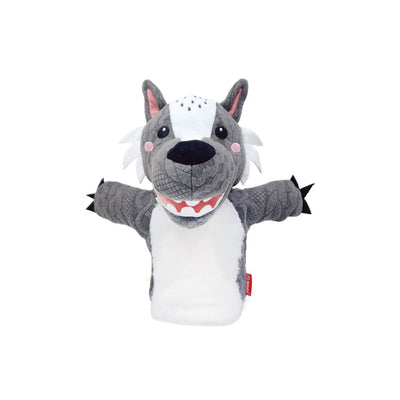 Lobo títere de mano. 25cm. 3+