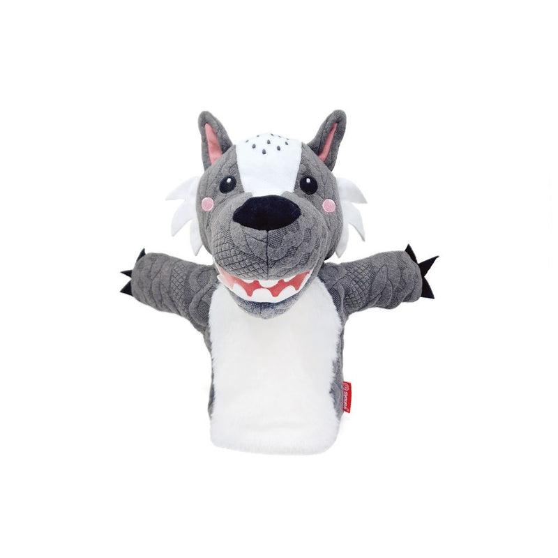 Lobo títere de mano. 25cm. 3+