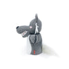 Lobo títere de mano. 25cm. 3+