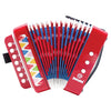 Fisarmonica rossa 7 tasti (14 note). 5+