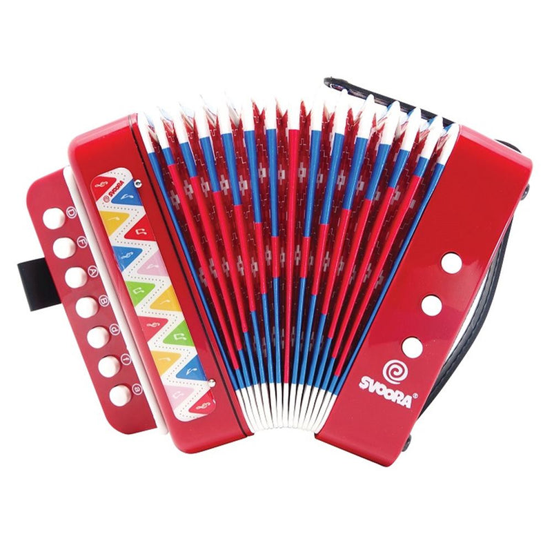 Fisarmonica rossa 7 tasti (14 note). 5+