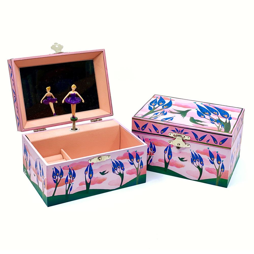 Jewelry box with music happy birds. 4+