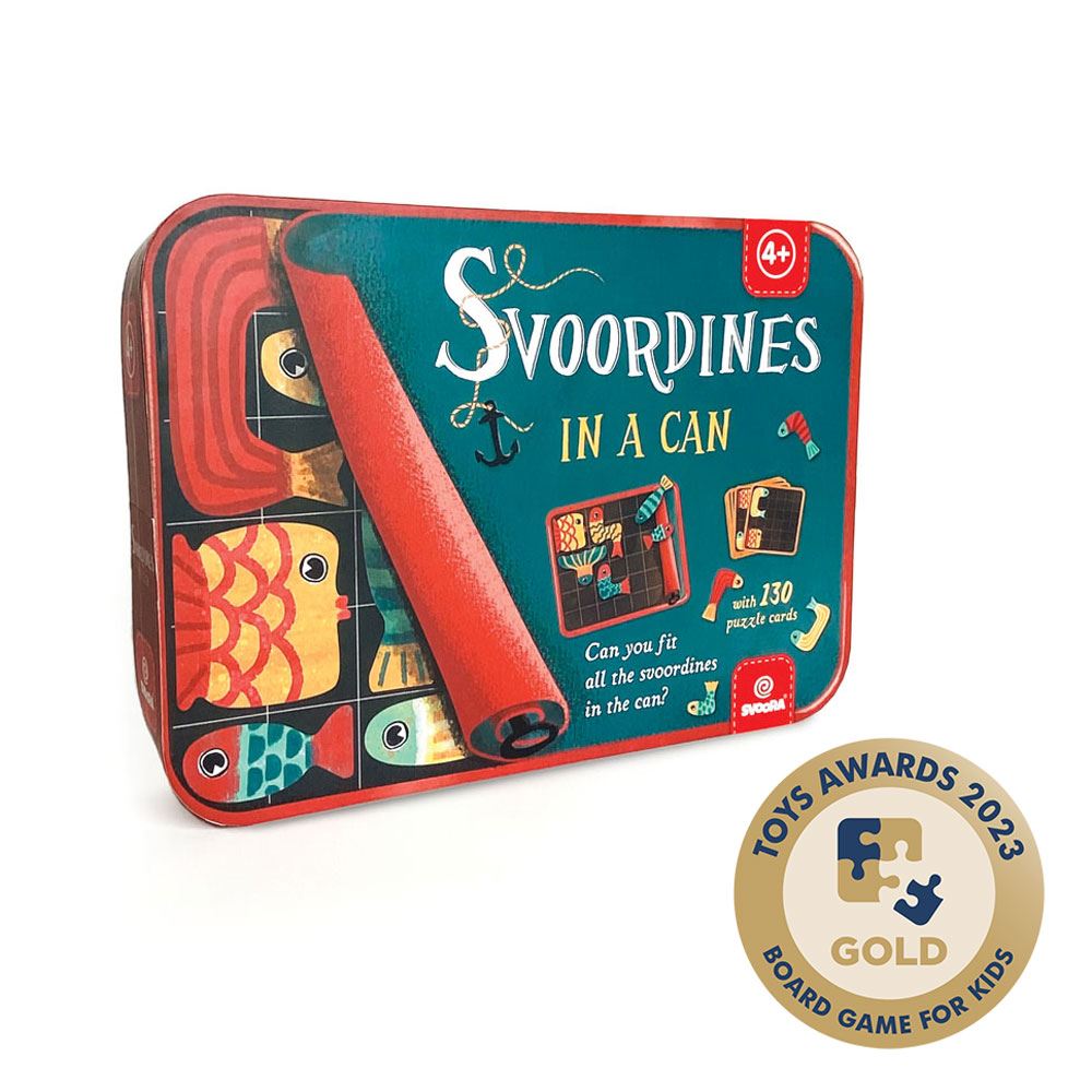 Svooradines in een blikje spel. 6+