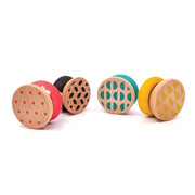 Dsp. houten yo-yo's. geom. 4 ass 6+ - afbeelding 1