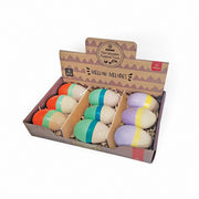 Dsp. houten schud-ei. 9 stuks in display - afbeelding 1