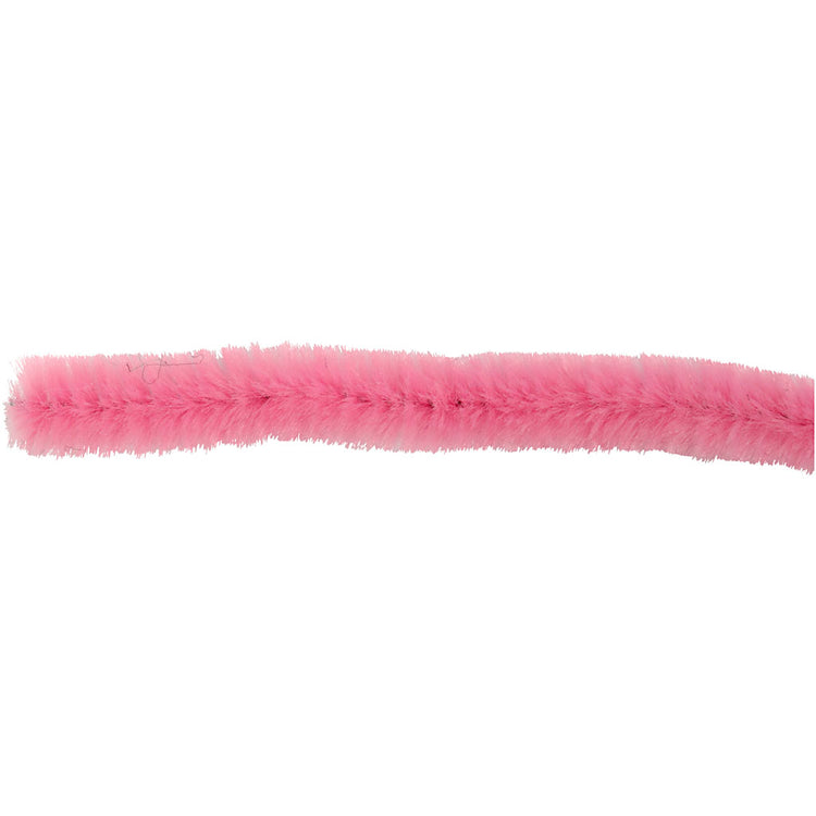 Chenille rosa 30 cm, 50 °.