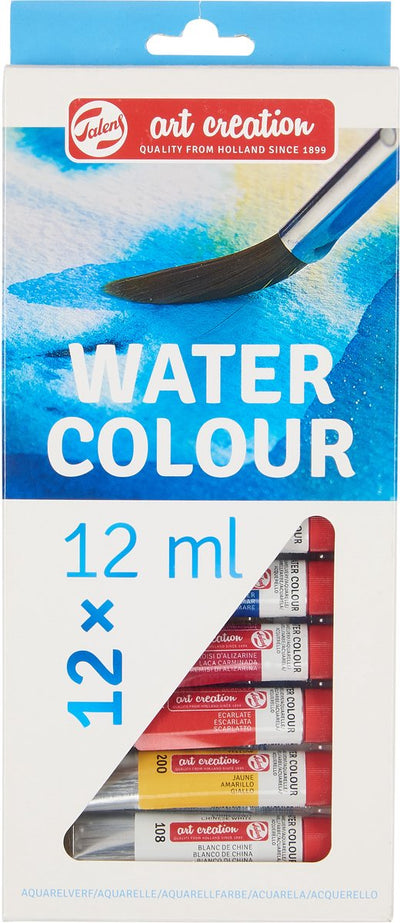Creazione d'arte di Talens Aquarel Paint Set 12x12ml