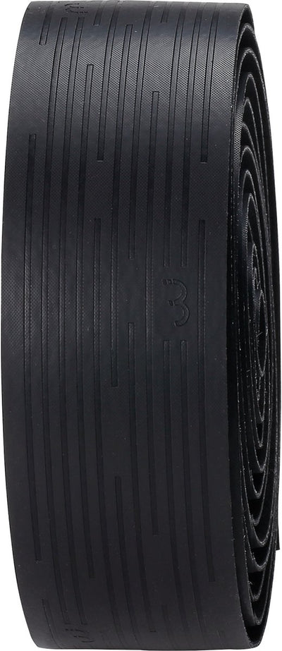 Bbb cycling nanoribbon gel handlebar tape - with gel support - anti-slip - including bar caps - black - bht-19