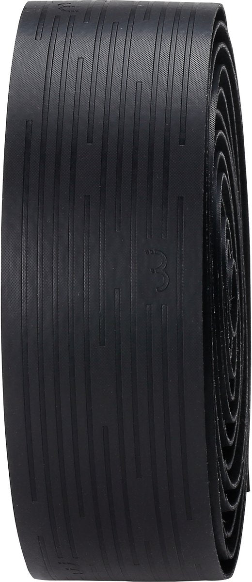 Cinta de manillar de gel Bbb Cycling Nanoribbon - con soporte de gel - antideslizante - incluye tapas de manillar - negro - bht-19