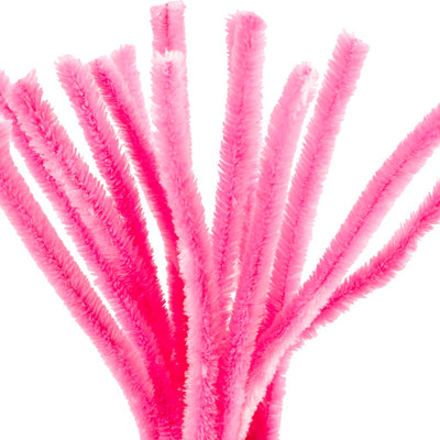 Creativ company chenilla, l: 30 cm, grosor 15 mm, rosa, 15 piezas 1 caja