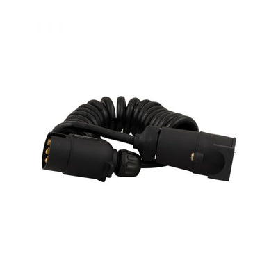 Cable espiral 7 Pol. enchufe + 7 pol. enchufe