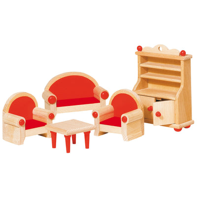 Goki Dollhouse Furniture soggiorno, 5dlg.