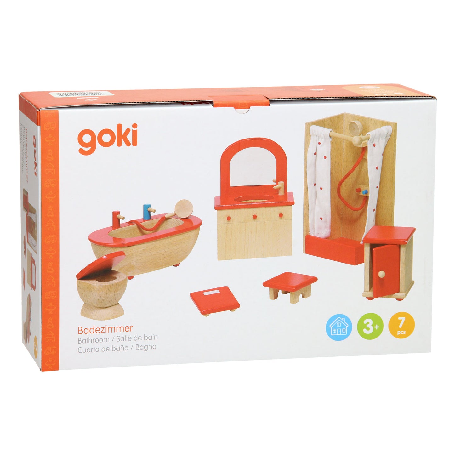 Bagno di mobili per bambole Goki