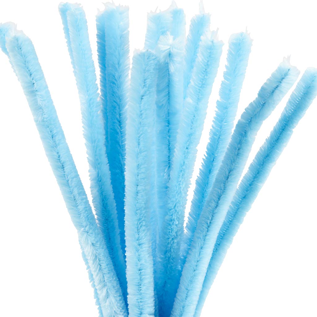 Ciniglia Creative Company, l: 30 cm, spess. 15 mm, blu, 15 pezzi 1 scatola