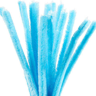 Creativ company chenilla, l: 30 cm, grosor 15 mm, azul, 15 piezas 1 caja