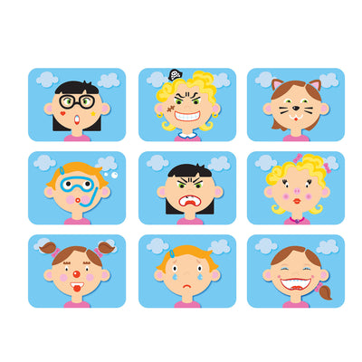 Goki Game Magnetic Funny Face Girl, 66dlg.