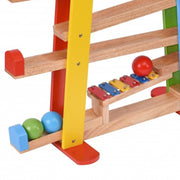 Goki Wooden Marble Track con xilofono - afbeelding 2