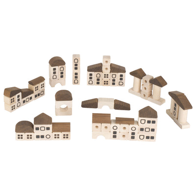 Goki Wooden Building Blocks City, 70dlg.