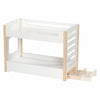 Letto impilato con bambola in legno Goki con scivolo