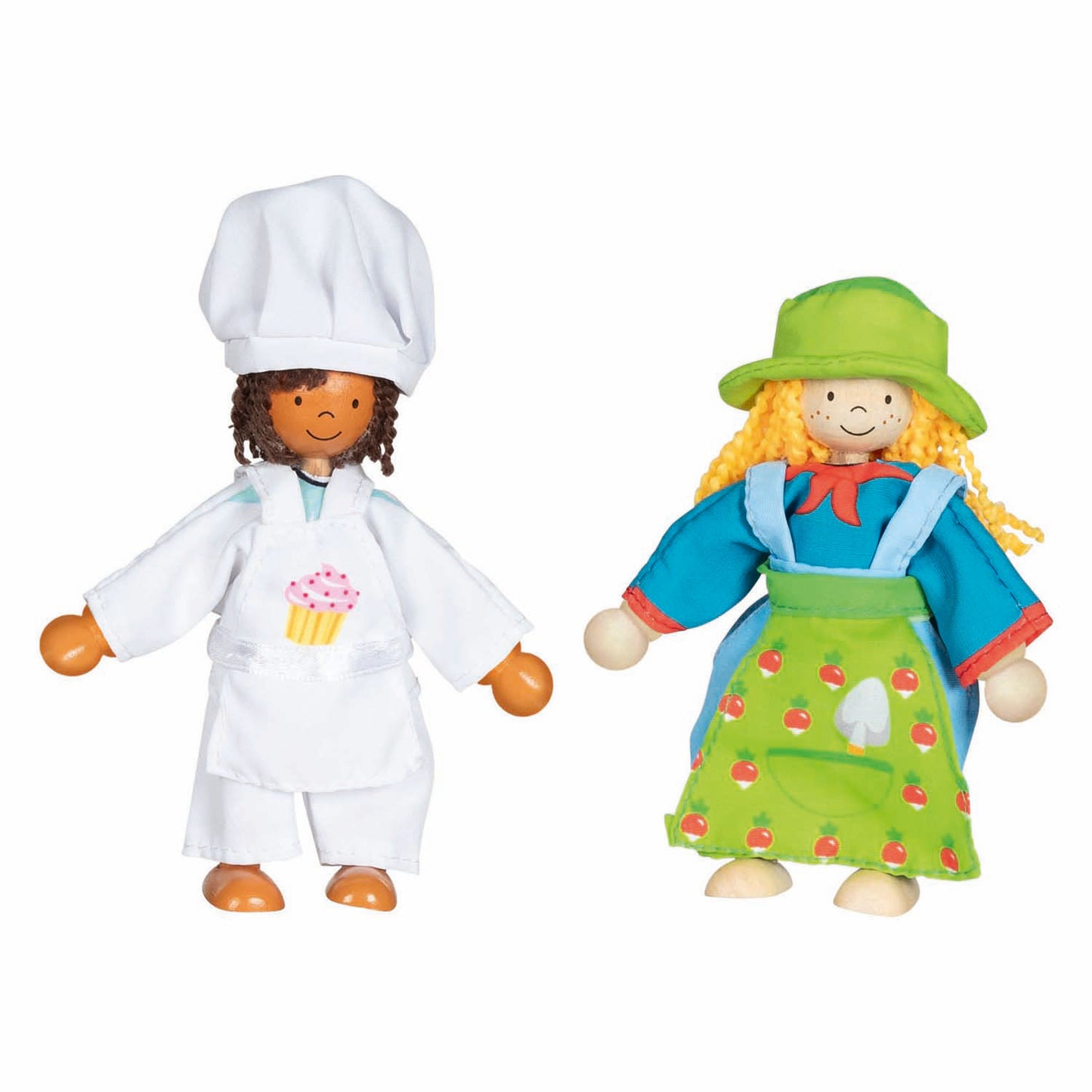 Goki Flexible Dolls Fynja Fabio, 6 Outfits