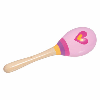 Cuore di maracas in legno Goki