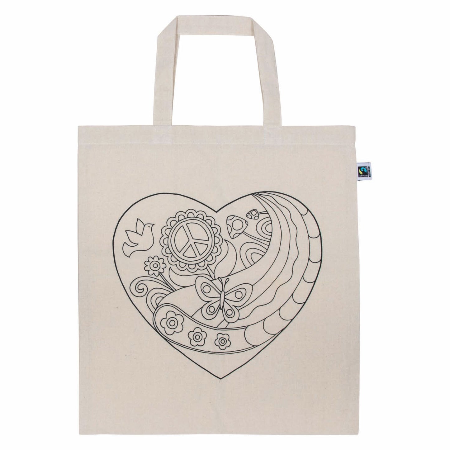 Bolso Goki algodon corazon