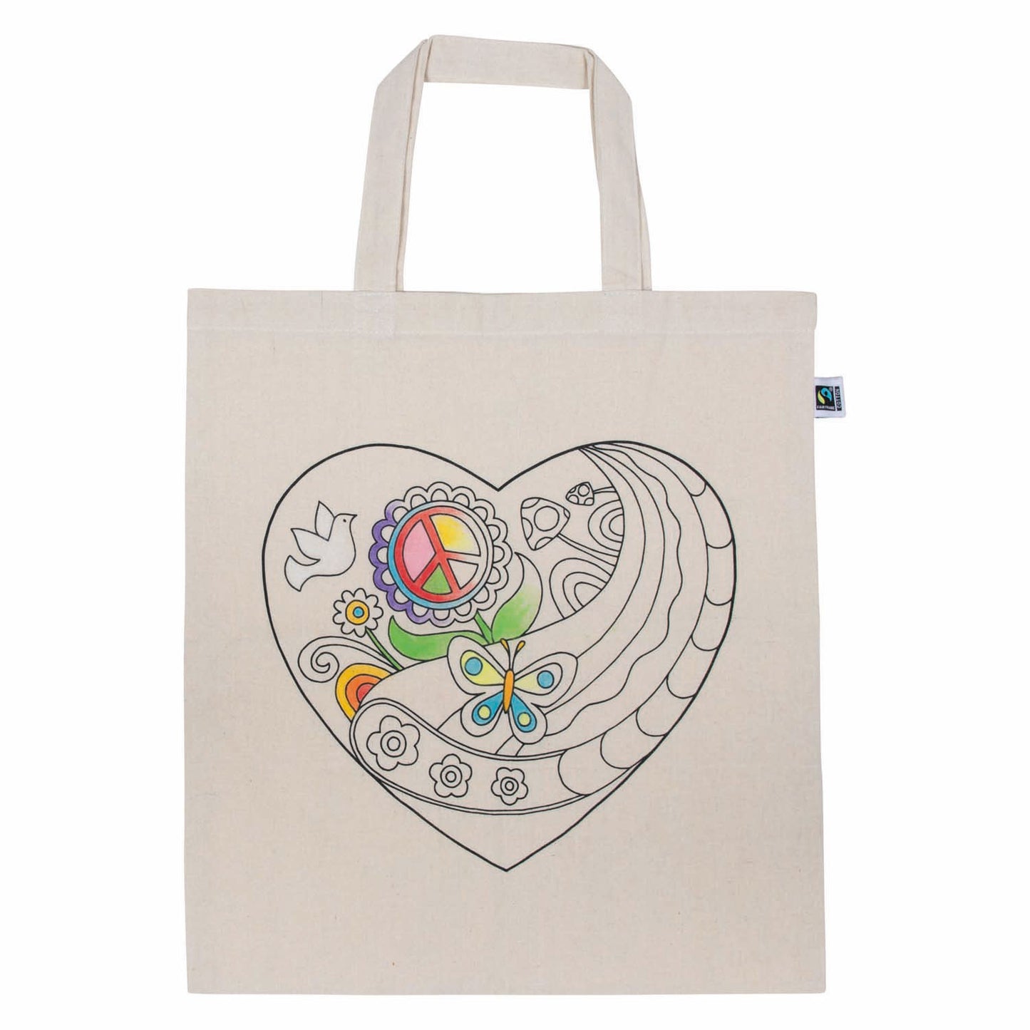 Bolso Goki algodon corazon
