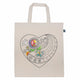 Borsa Goki in cotone cuore