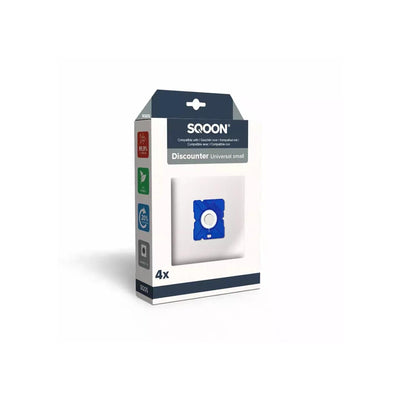 Sqoon bolsa aspiradora descontador pequeña 4uds