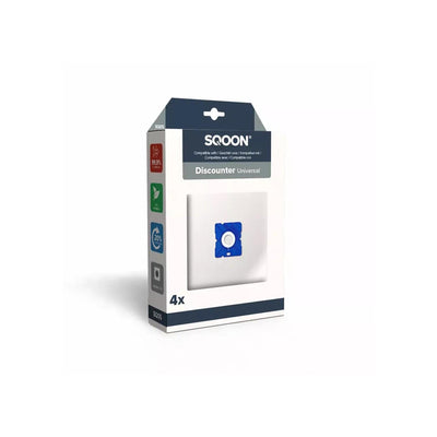 Sqoon bolsa aspiradora descontador 4uds