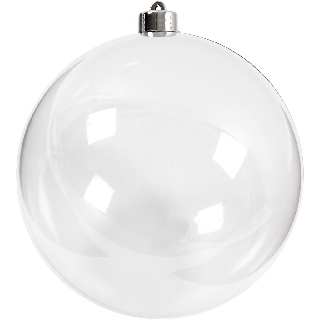 Palline decorative Creative Company, d 15,6 cm, trasparenti, 1 pezzo