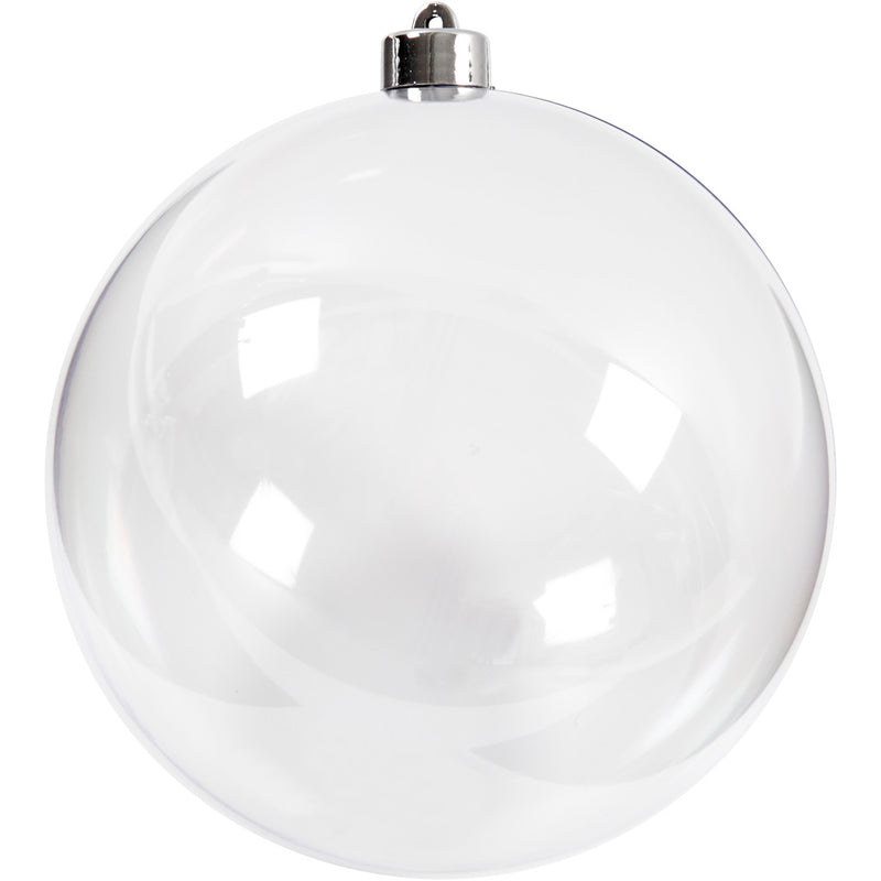 Bolas decorativas Creativ Company, d 15,6 cm, transparente, 1 unidad