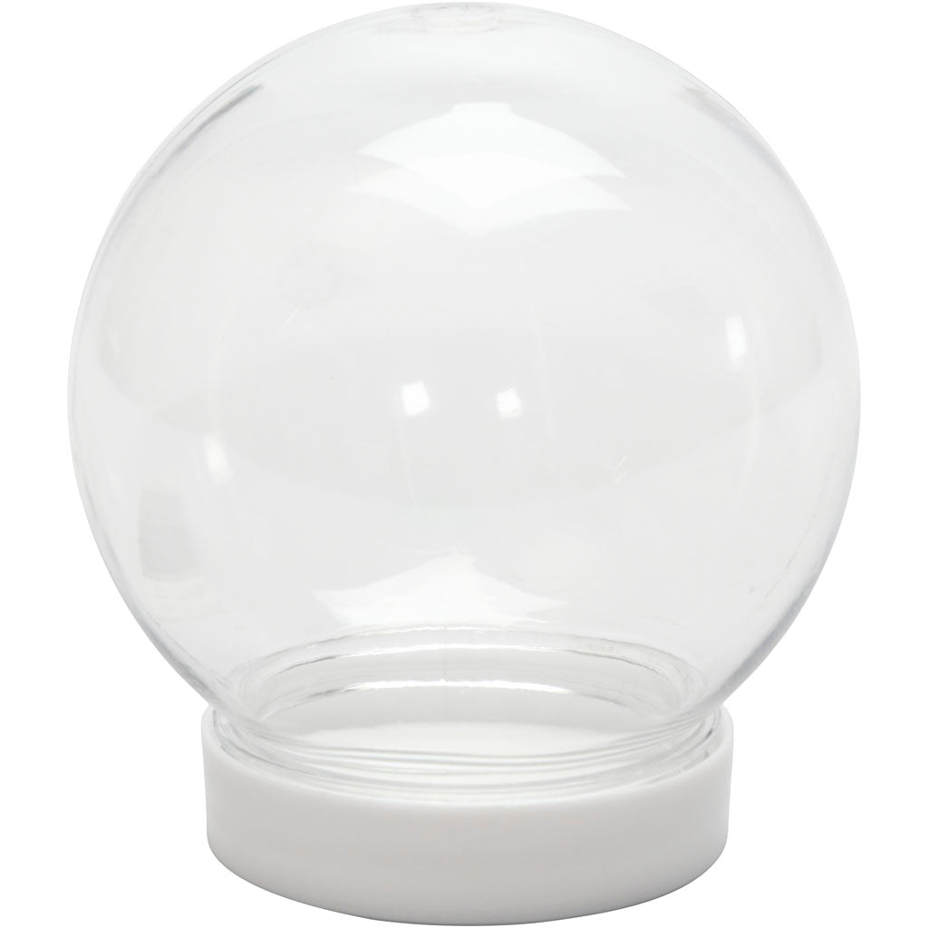Creativ Company Globo di neve in plastica 8,5 x 8 cm