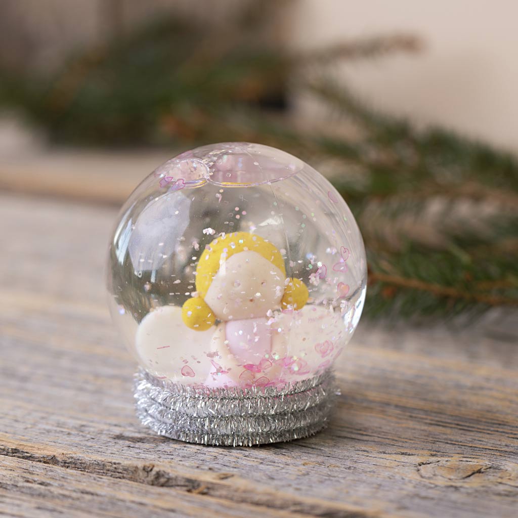 Creativ Company Globo di neve in plastica 8,5 x 8 cm