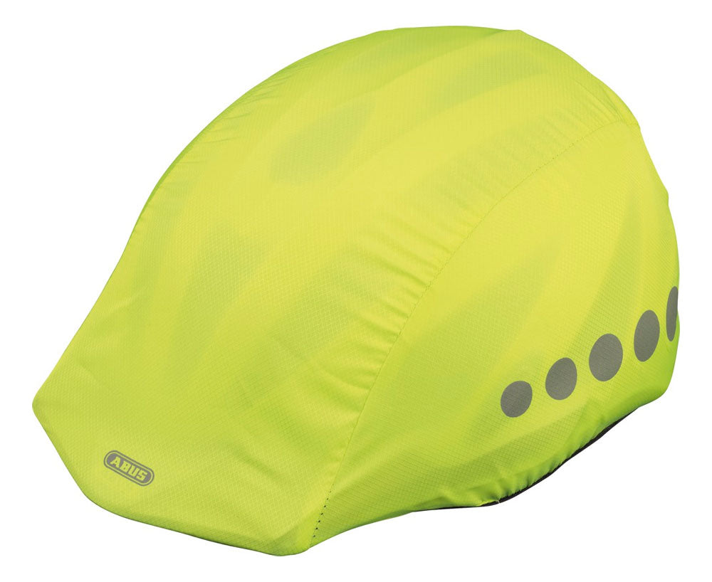 Abus regenhoes helm geel universeel