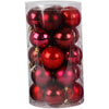Palle di Natale Creative Company, d 6 cm, armonia rossa, 20 pezzi 1 scatola