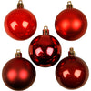 Creativ Company Bolas de Navidad, d 6 cm, armonía roja, 20 piezas 1 caja