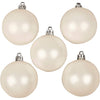Creativ Company Bolas de Navidad, d 6 cm, blanco, nácar, 20 piezas 1 caja