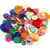 Lentejuelas Creativ Company, redondas, tamaño 10-25 mm, varios colores, 250 gr 1 caja