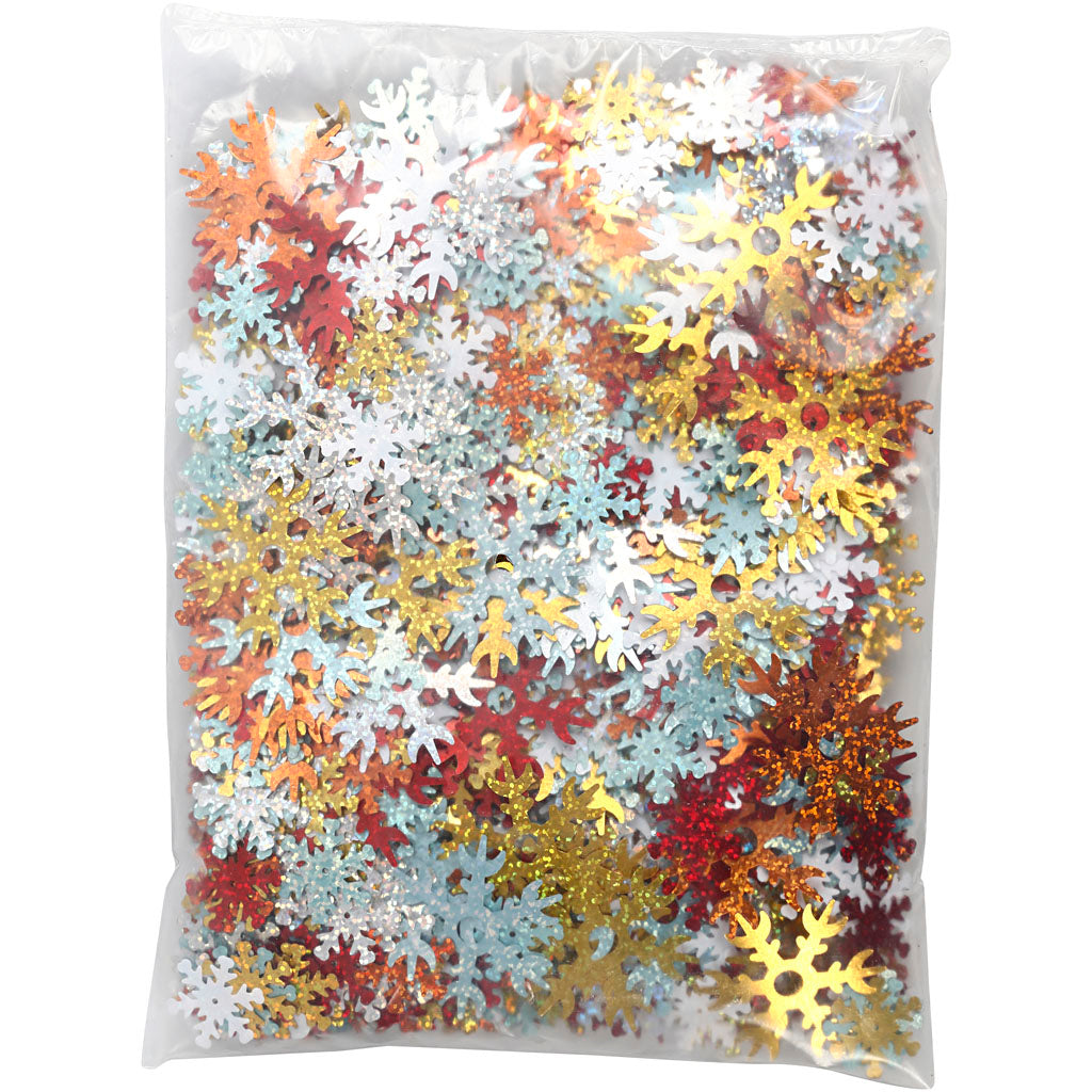 Paillettes Creativ company misura 25+45 mm vari colori 250 gr 1 scatola